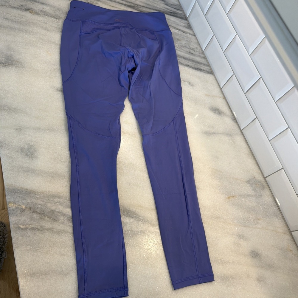 High-Rise Women's Leggings lot of 5 Black, White, Lavender, Rust, Royal Blue - Picture 14 of 16